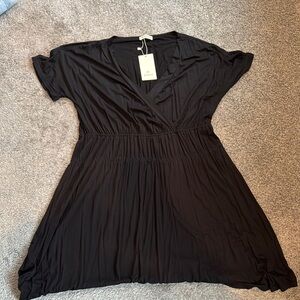 Black Short Sleeve Dress